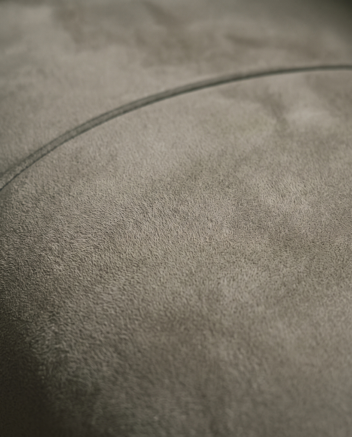 Vevanté Velours — abstract dove-grey field with arc